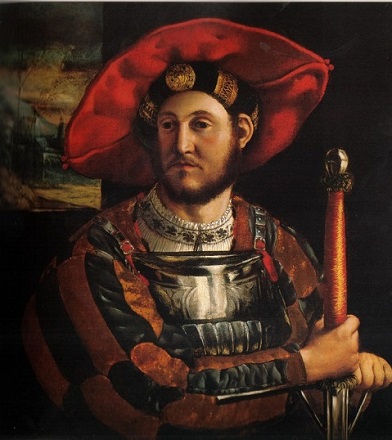 Capitano Estense ca 1518  by Girolamo da Carpi